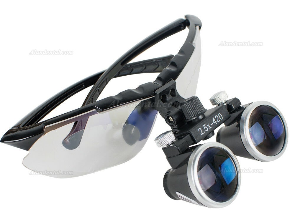 Dentist Dental Surgical Medical Binocular Loupes 2.5X 420mm Loupe Magnifier